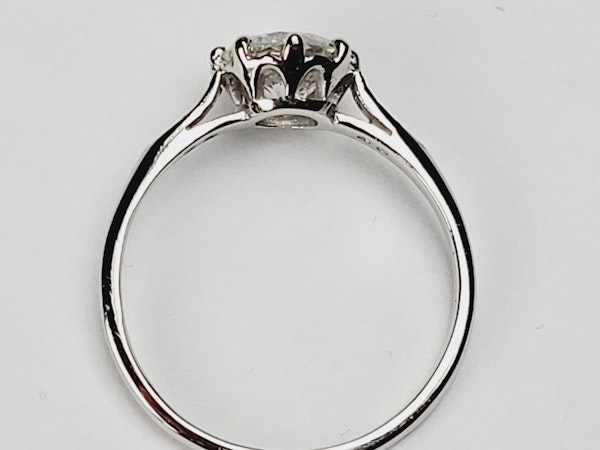1.01ct art deco diamond engagement ring sku 5106  DBGEMS - image 3