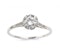 Single Stone 0.87ct Diamond And Platinum Ring - image 3