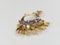 1960s brooch Montana sapphires and diamonds sku 5118  DBGEMS - image 4