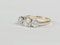 Antique trilogy diamond engagement ring sku 5128  DBGEMS - image 2