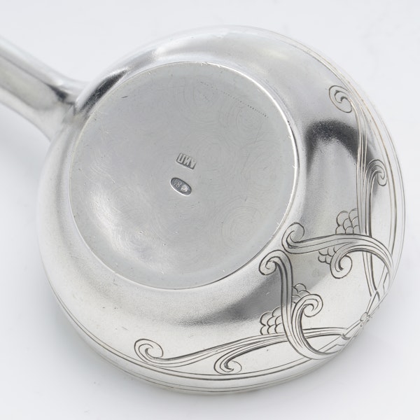 Russian silver Art Nouveau punch bowl and kovsh - image 11