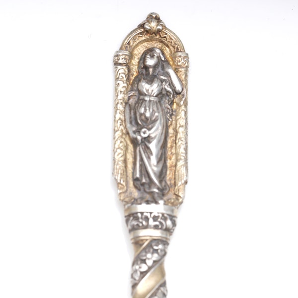 English silver pair of spoons, London, 1891 by Charles Goodwin - image 9