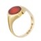 A Carnelian Gold Signet Ring - image 2