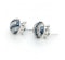 Sapphire And Diamond Stripe Earrings - image 2