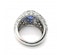 Sapphire And Diamond Bombé Ring - image 3