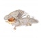 Citrine, Diamond And Platinum Butterfly Brooch - image 2