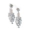Modern Aquamarine Diamond and White Gold Chandelier Drop Earrings - image 2