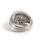 Vintage Sapphire and Diamond Bombé Cluster Ring - image 2