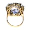 Sapphire and Diamond Platinum Cluster Ring, 17.17ct - image 5