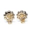 Antique Natural Pearl, Diamond, Gold And Platinum Cluster Earrings, Circa 1920 - image 3