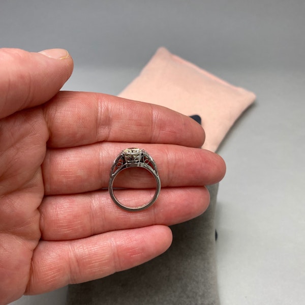 Diamond Ring in Platinum date circa 1920, SHAPIRO & Co since1979 - image 9