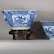 A pair of large Chinese blue and white punch bowls, Kangxi (1662-1722) - image 6