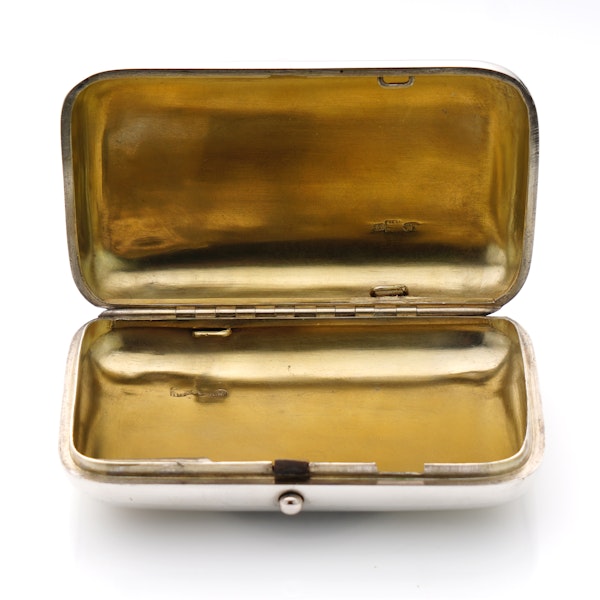 Russian silver and enamel cigaret case, Moscow 1879 - image 4