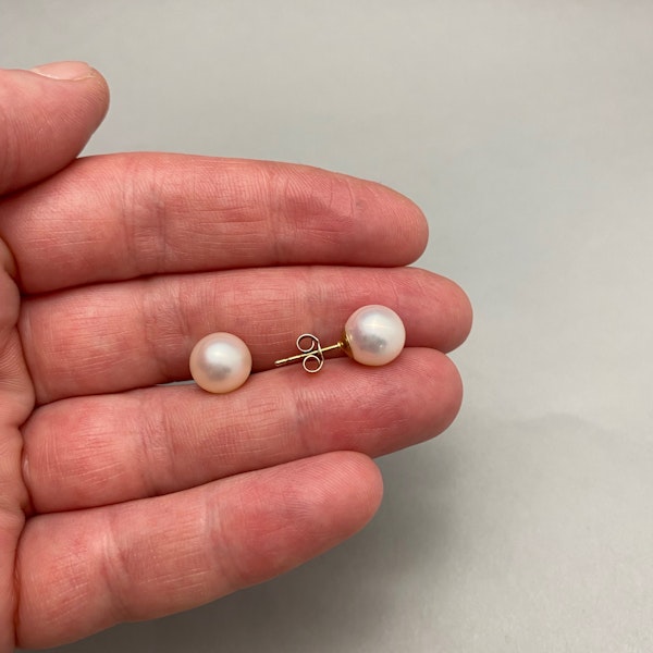 Pearl Earrings in 9ct gold circa 1960, Lilly's Attic since 2001 - image 4