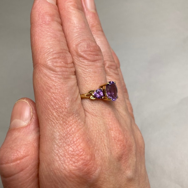 Amethyst Ring in 9ct Gold date circa 1950, Lilly's Attic since 2001 - image 4