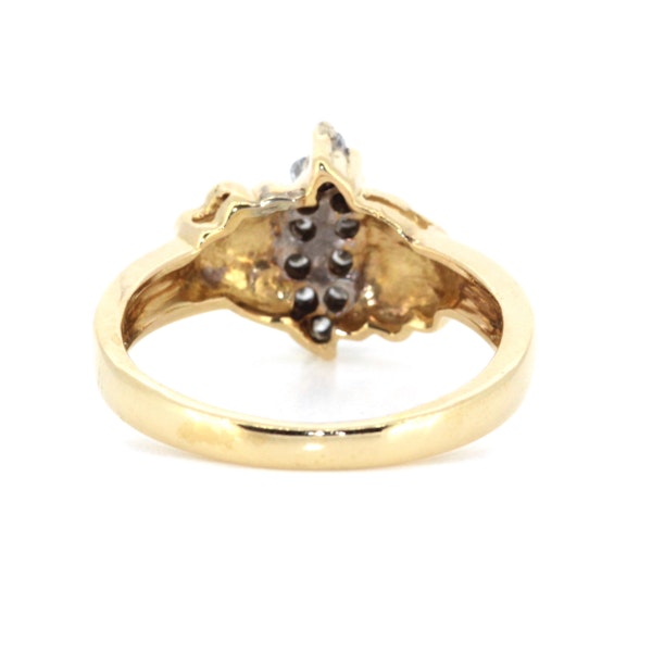 1970's Marquis Shaped Diamond Ring S. Greenstein - image 3