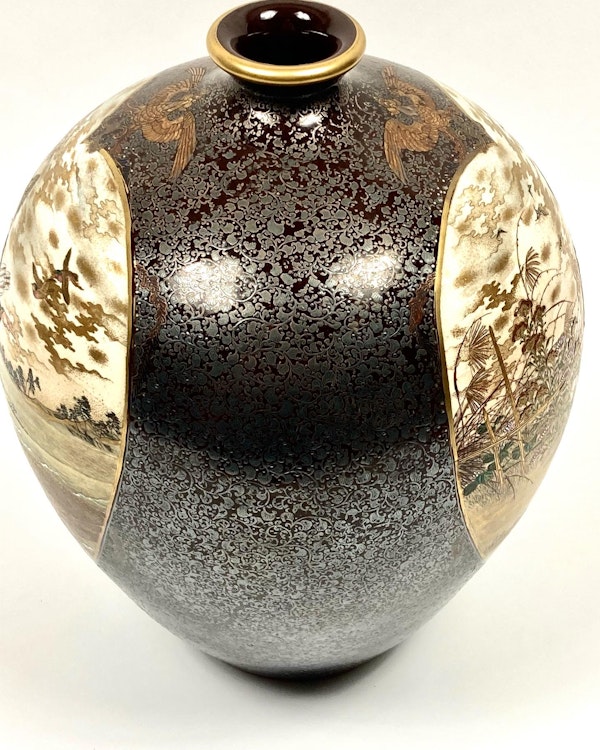 Satsuma vase by Kinkozan - image 6