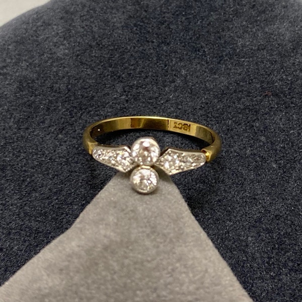 Diamond Ring in 18ct Gold date circa 1950, Lilly's Attic since 2001 - image 7