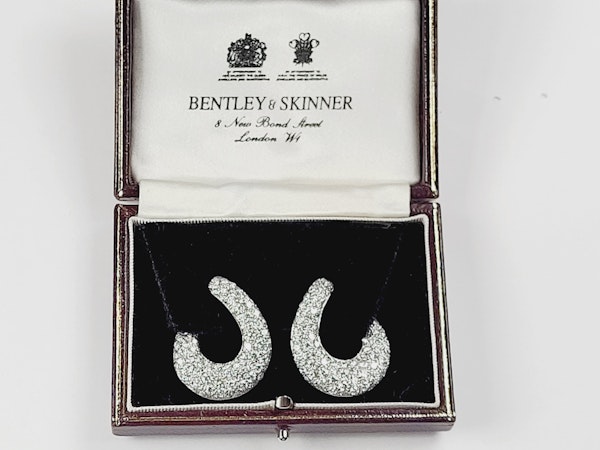 Fabulous diamond hoop earrings sku 5287  DBGEMS Ltd - image 4