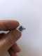 Deco French sapphire diamond platinum ring - image 3