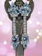 Vintage French Aquamarine and Diamond Drop Earrings - image 3