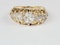 Antique diamond five stone ring skull 5303 DBGEMS - image 1