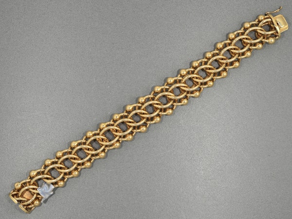 MM7029blt Tiffany 1960c gold 14ct bracelet 110grms. - image 1