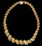 MM7041n Gold diamond ruby 1960/70c rare necklace amazing on - image 1