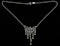 MM7043p Platinum pearl diamond Edwardian drop necklace 1910c - image 1