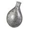 Sterling Silver - Mandala / Floral Engraved Hip Flask - D&M 1869 - image 2
