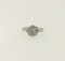 Platinum diamond cluster ring - image 1