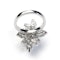 Platinum Fancy Diamond Cluster Ring, 3.71ct - image 3