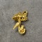 18ct Gold Vermeil Charm Umbrella date circa 1950, Lilly's Attic since 2001 - image 5