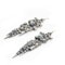 Antique Diamond and Silver Upon Gold Drop Earrings, Circa 1850 - image 2