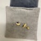 Sapphire Diamond Earrings in 9ct Gold date circa 1970, Lilly's Attic since 2001 - image 4