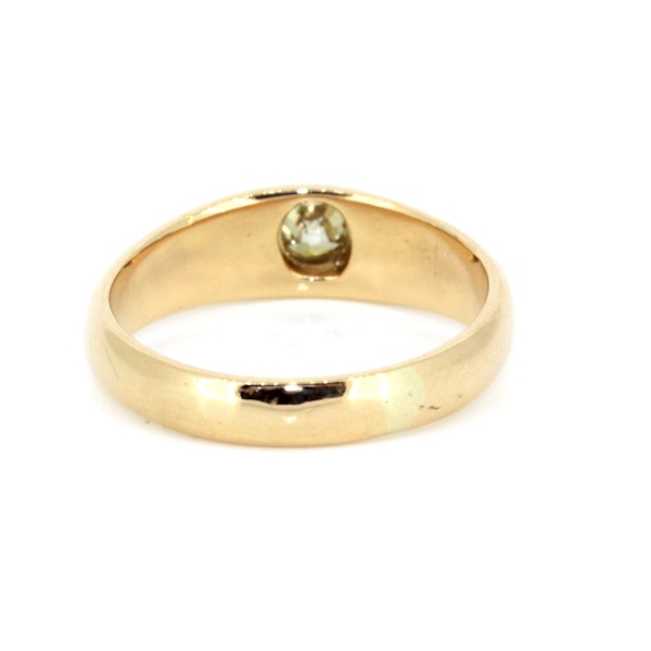 Fancy Yellow Old Cut Diamond Ring. S. Greenstein - image 3