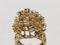 Stylish 18ct gold and diamond dress ring sku 5391 - image 2