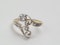 Art nouveau diamond and pearl ring sku 5376 DBGEMS - image 1