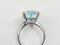 Aquamarine single stone ring SKU: 5368  DBGEMS - image 3