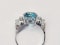Art deco aquamarine and diamond dress ring SKU: 5415 DBGEMS - image 3