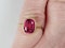 Bubble gum pink Arts and crafts tourmaline ring SKU: 5422  DBGEMS - image 2