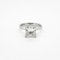 Princess cut diamond solitaire ring, 3.13 carats - image 2