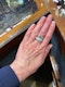 Diamond Ring Bombe in 18ct White Gold date circa 1960, SHAPIRO & Co since1979 - image 6