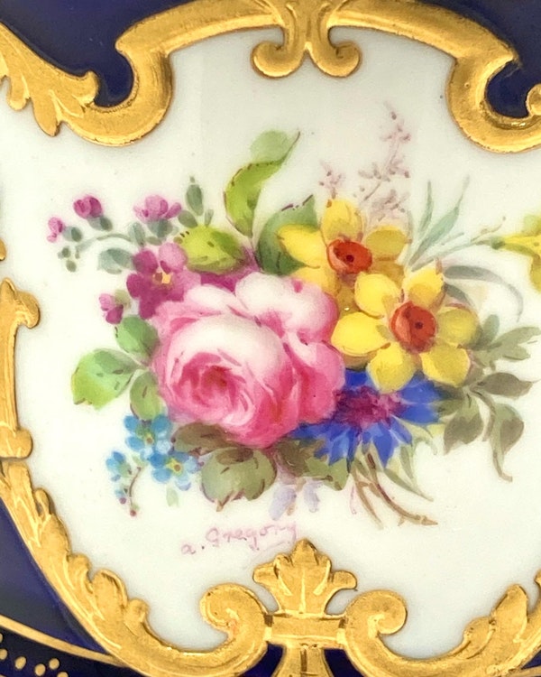 Signed Royal Crown Derby vase - image 2