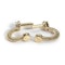 French Gold Spring Stirrup Cufflinks, Circa 1950 - image 3