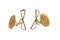 Engraved Golfing Cufflinks in 18 Carat Gold circa 1900 - image 4