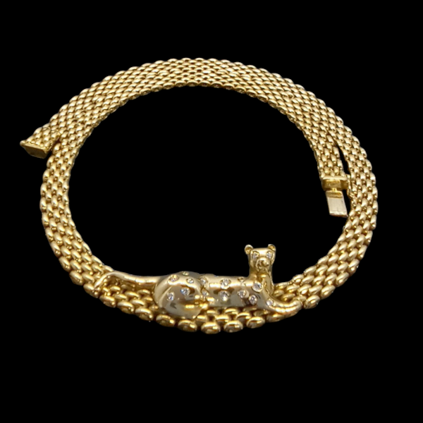 Vintage Italian Panther Necklace - image 1