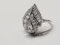 Vintage stylised diamond leaf ring SKU: 5459 DBGEMS - image 6
