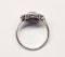 Art deco sapphire and diamond engagement ring SKU: 5461 DBGEMS - image 3