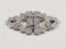 Art deco diamond double clip brooch SKU: 5471 DBGEMS - image 4